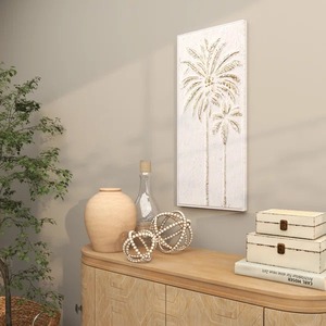 Sculpture murale en métal élégante faite à la main pour salon chambre à coucher abstraite moderne décoration de la maison tenture murale - Product Image 2