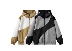 Chaqueta Cortavientos Impermeable Personalizada de Alta Calidad para Hombre, Chaqueta Cortavientos 100% Algodón - Product Image 2