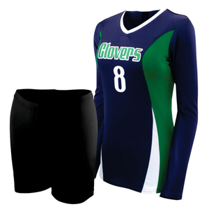 Conjuntos de uniformes deportivos de equipo de voleibol de manga cómoda de moda hechos a medida con diseño de sublimación para deportes de voleibol - Product Image 2