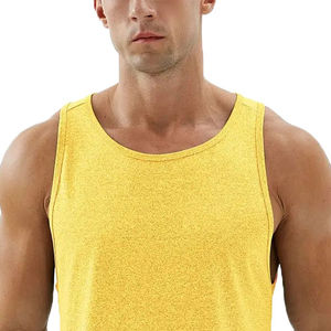 Camiseta sin mangas de ropa informal para hombre y camiseta sin mangas con estampado de logotipo personalizado transpirable de algodón 100% para unisex - Product Image 4