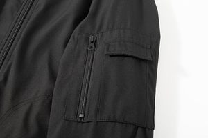 Chaqueta de bombardero de moda para hombre Chaquetas cortavientos de pista ligera Abrigo a prueba de viento de golf al aire libre - Product Image 4