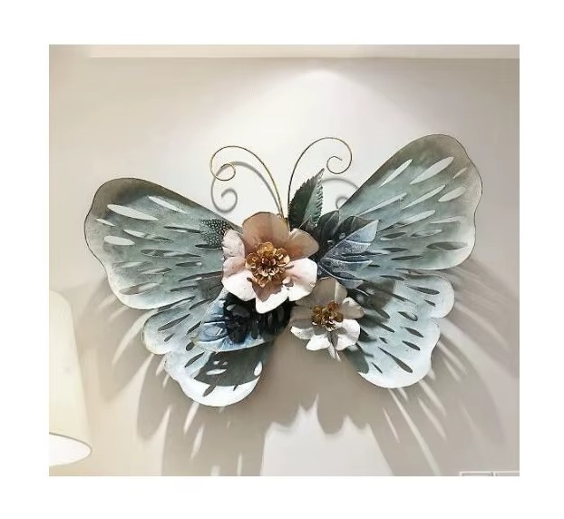 Butterfly Modern Metal Wall Decor Wholesale Home Decoration Pieces Luxury High Quality Metal Wall Arts From Indian Supplier