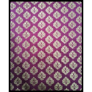 Floral Print Thick Turkey Crystal White Polyester <b>Organza</b> Wedding Dress <b>Silk</b> Brocade Embroidered Fabric - Product Image 4