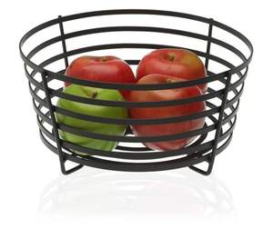 Panier à fruits en métal pour les amateurs de décoration intérieure à la recherche d'accessoires de cuisine pratiques et élégants - Product Image 1