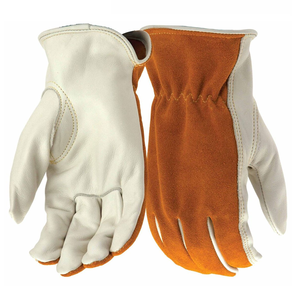 Gants de conduite unisexes en cuir de vachette pleine fleur, respirants, résistants au froid, à doigts entiers, de qualité supérieure - Product Image 3