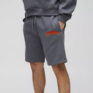Short streetwear de haute qualité pour hommes logo brodé personnalisé couleur unie avec poches latérales short respirant pour homme - Product Image 6