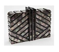 Magnifique Pochette en Résine Écologique pour Femme, Design Personnalisable Peint à la Main, Modèle Luxueux de Haute Qualité pour Mariages et Événements