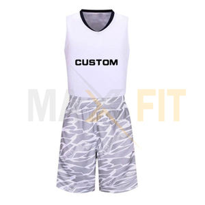 MAXFIT企业最新篮球球衣套装专业定制升华最佳篮球制服 - Product Image 1