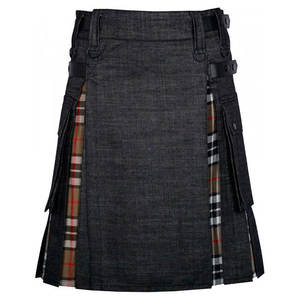 กilt ยูทิลิตี้สองสี รุ่นแอคทีฟ เมน แบล็ค ดีนิม อินเนอร์ คาเมล ธอมสัน ไฮบริด คิลท์ 2026 - Product Image 1