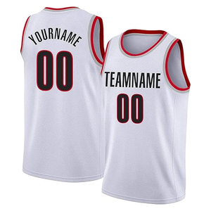 Jersey de baloncesto bordado personalizado | Ropa de equipo que absorbe la humedad para la temporada de verano - Product Image 5