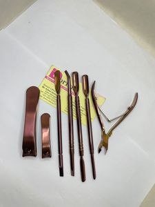 Outils professionnels de soin de toilettage d'ongles en or Rose certifié CE poussoir à cuticules en acier inoxydable durable pince à ongles tondeuse à ongles - Product Image 3
