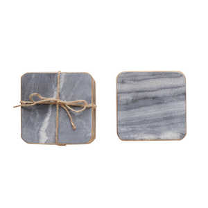 Top Selling Perfect Square Stone <b>Marble</b> <b>Coaster</b> Drink <b>Coaster</b> for Coffee & Tea for Home & Office Use - Product Image 1