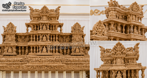 Mandap de mariage traditionnel de style Grand Temple, Mandap de mariage personnalisé pour cérémonie sud-indienne, Mandap Prestige USA - Product Image 5