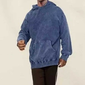 Hoodie Vintage Acid Wash Hoodie Baggy Cotton hooded <b>Sweatshirts</b> Unisex Distressed Pullover Streetwear Hoodies - Product Image 3