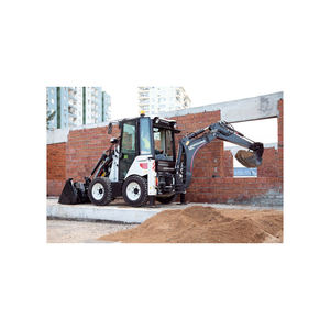 Pelle rétrocaveuse Hidromek 4x4 livrée avec quatre roues motrices et bras chargeur multifonctionnel - Product Image 2