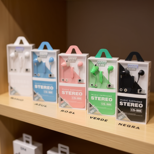 Audífonos Intrauditivos con Cable DAM CS-188, Interfaz de 3.5mm, Controlador Dinámico, Micrófono Estéreo para Teléfono y Tableta, Plástico, Sin Cancelación de Ruido - Product Image 3