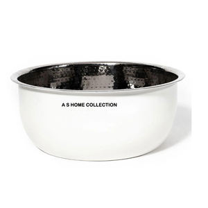 Bol à pédicure en aluminium de luxe moderne et simple pour usage en pédicure avec finition noire mate - Product Image 2