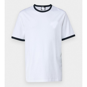 Ringer cuello redondo Camiseta personalizada al por mayor algodón calidad sublimación impresa deporte barato poliéster hombre hombres mujeres Ringer camisetas - Product Image 2