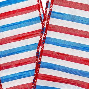 Cinta Metálica de Poliéster con Rayas Horizontales Estilo Americano para Decoración de Cumpleaños - Product Image 2