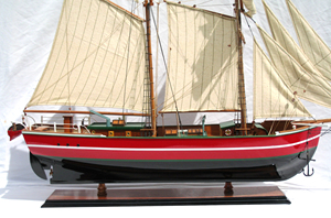 MODÈLE DE GRAND BATEAU LILA DAN-MODÈLE DE BATEAU ARTISANAT EN BOIS AVEC BATEAUX STAND-MODÈLE POUR LA DÉCORATION DE LA MAISON, LE CADEAU, LA COLLECTION - Product Image 3