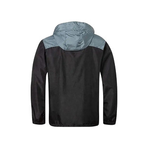 High Street automne fermeture imperméable vestes coupe-vent décontractées pour hommes et technique lavée vestes coupe-vent - Product Image 2