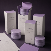 Caja de Embalaje Plegable Personalizada para Crema de Noche con Retinol, Cartón para Envase de 50 ml, Marca Privada, OEM, ODM, Proveedor Mayorista