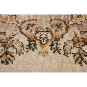 Vintage 2x3.7 ft Rug, Small Turkish Rug, <b>Brown</b> Yellow Southwestern <b>Wool</b> Rug - Product Image 5