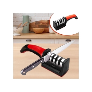 4 Angle Diamond Ceramic Steel Knife and <b>Scissor</b> <b>Sharpener</b> Hand Tool - Product Image 1
