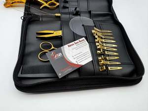 I TIP ชุดเครื่องมือต่อผมพร้อมคลิปหนีบตัดห่วงตะขอกรรไกรชุบทองแบบมืออาชีพคีมต่อปลายแบน - Product Image 3