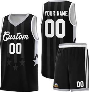 Nouveauté, uniforme de basket-ball de qualité supérieure pour hommes, maillot à manches courtes de conception OEM, uniforme de basket-ball pour hommes à vendre - Product Image 5