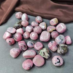 Piedras preciosas caídas de cristal de Rodonita rosa a granel-Fabricación de joyas y cristales de energía positiva-Caída de Rodonita rosa de alta calidad - Product Image 2