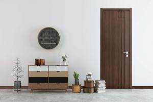 Puerta de Panel Compuesto de Madera y Plástico, Diseño Resistente al Agua, Antimoho y Retardante de Fuego, Puerta de Baño WPC, Gran Venta en el Medio Oriente - Product Image 3