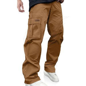 Custom Quality Men Cargo Jogger Straight Mid 100% Cotton Eco-Friendly Relaxed Fit Comfortable for Casual Daily Wear Outdoor - Product Image 3