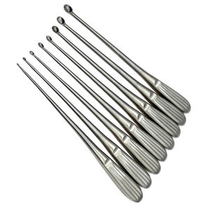 Ensemble de curettes osseuses de haute qualité Chirurgiens spécialement conçus pour des usages biologiques Curette médicale en acier inoxydable à poignée en acier - Product Image 1