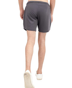 กางเกงกีฬาขาสั้นผ้าฟลีซแบบผูกเชือกกางเกงวิ่งแนวสตรีทของผู้ชายผ้าคอตตอน100% - Product Image 2