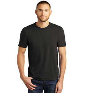 Men's Organic Cotton America 100% Custom Tri-Tee T-Shirt Jersey <b>Perfect</b> Ne T-Shirts with Long Length Manufactured Cheaply - Product Image 1