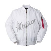 Blouson aviateur de baseball d'hiver vintage OEM pour hommes col montant logo brodé personnalisé style de rue tissage non-tissé