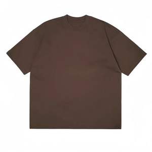 2025 Jersey de gran tamaño para hombre, camisetas cuadradas de gran tamaño, serigrafía personalizada, hecho profesional, superventas, patrón sólido, 220 gramos - Product Image 6