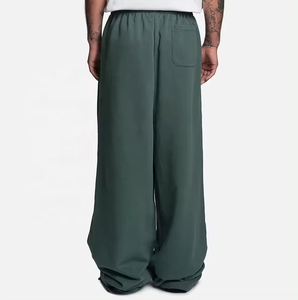 Wholesale Custom Size Straight Mid Heavyweight Drawstring Casual Vintage Streetwear Wide Leg Baggy Sweatpants Personalized Logo - Product Image 3