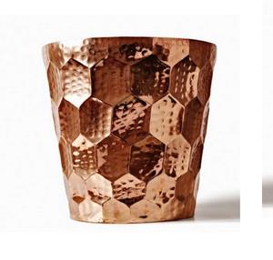 Panier à glace de couleur argentée pour la cuisine et la table Fait à la main en acier inoxydable de haute qualité avec poignée Cuve à boissons - Product Image 2