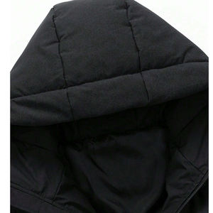 Thick Warm Waterproof Puffer Jacket Winter Outdoor Jacket Padded Puffer With Removable <b>Hoodie</b> - Product Image 3
