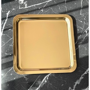 Nouvelle Arrivée Plateau De Présentation En Acier Inoxydable En Or Miroir Réfléchi Plateau Pour Décoration Spéciale Salle À Manger - Product Image 3