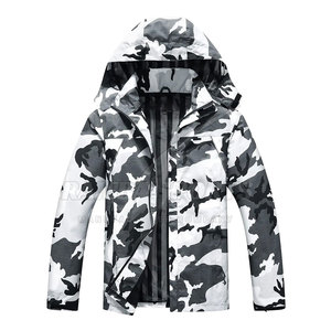 Veste d'hiver pour homme de haute qualité, réversible, coupe-vent, respirante, imperméable, écologique, en toile, col montant, service OEM - Product Image 1