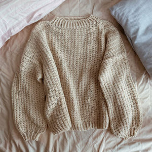 Pull ample décontracté pour femme, grande taille, respirant, anti-allergique, col rond, nouveau style automne-hiver, pull ample, grande taille - Product Image 4