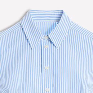 Camisas de trabajo de manga larga para mujer con bordado de impresión de logotipo personalizado para oficina corporativa fábrica de uniformes de negocios - Product Image 4