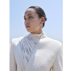 Nuevos Blazers ODM para Mujer, Elegantes Blazers DEBS con Flecos, Color Negro, 73% Poliéster - 17% Rayón - 10% Elastano, Blazers para Mujer - Product Image 1