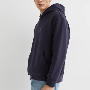 Sudaderas con capucha de lana para hombre, jersey liso de gran tamaño con logotipo personalizado de alta calidad y hombros caídos - Product Image 6