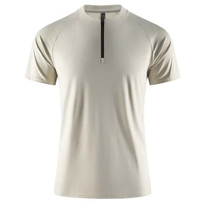 Polos de media cremallera para hombre de alta calidad, cómodos polos de algodón de talla grande, diseño elegante, transpirables y de secado rápido para hombre - Product Image 5