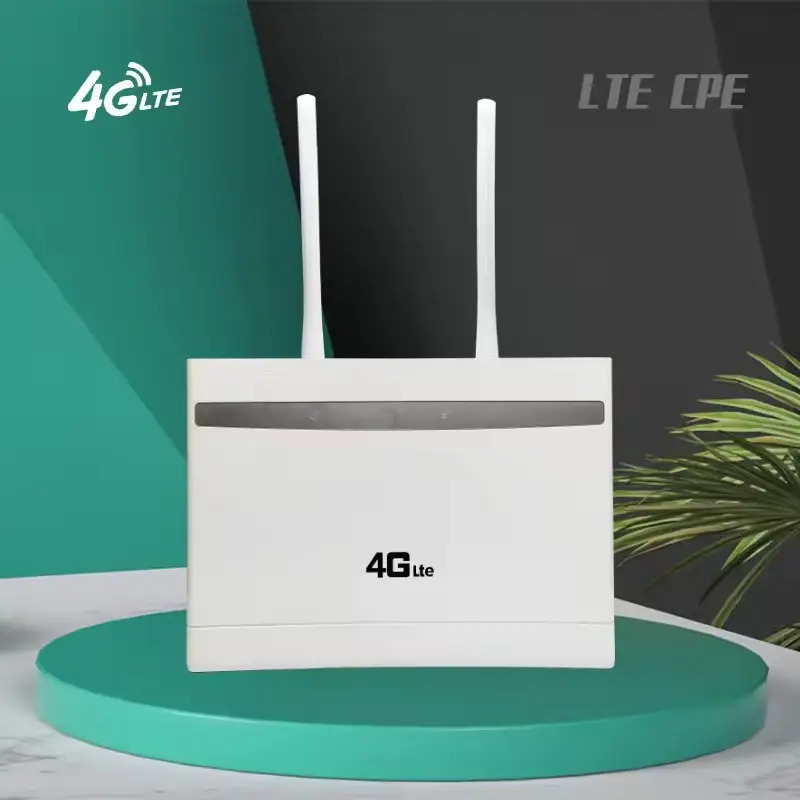 Puertos de red RJ45 Antenas SMA duales 4G LTE CPE 32 Usuarios Módems celulares Routers 4G Internet