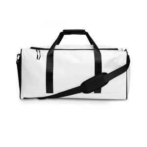 Grands sacs de sport en coton à impression personnalisée, sac de week-end en tissu matelassé imprimé en blocs, pour cadeaux de vacances unisexes, voyage coloré fait à la main - Product Image 4